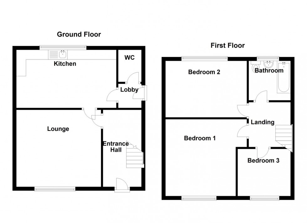 Floorplan for Lincoln Avenue, Heckmondwike