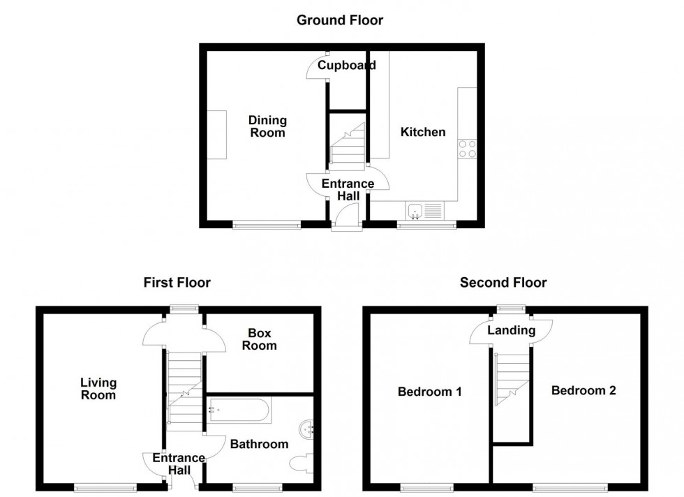 Floorplan for Scotgate Road, Honley, Holmfirth