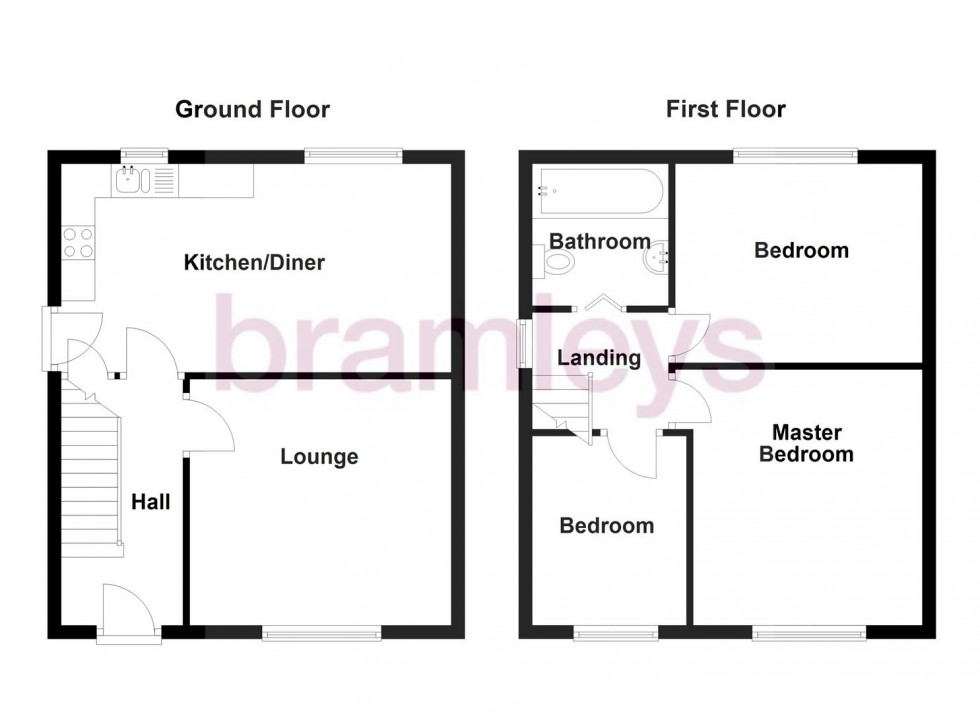 Floorplan for Gordon Street, Elland