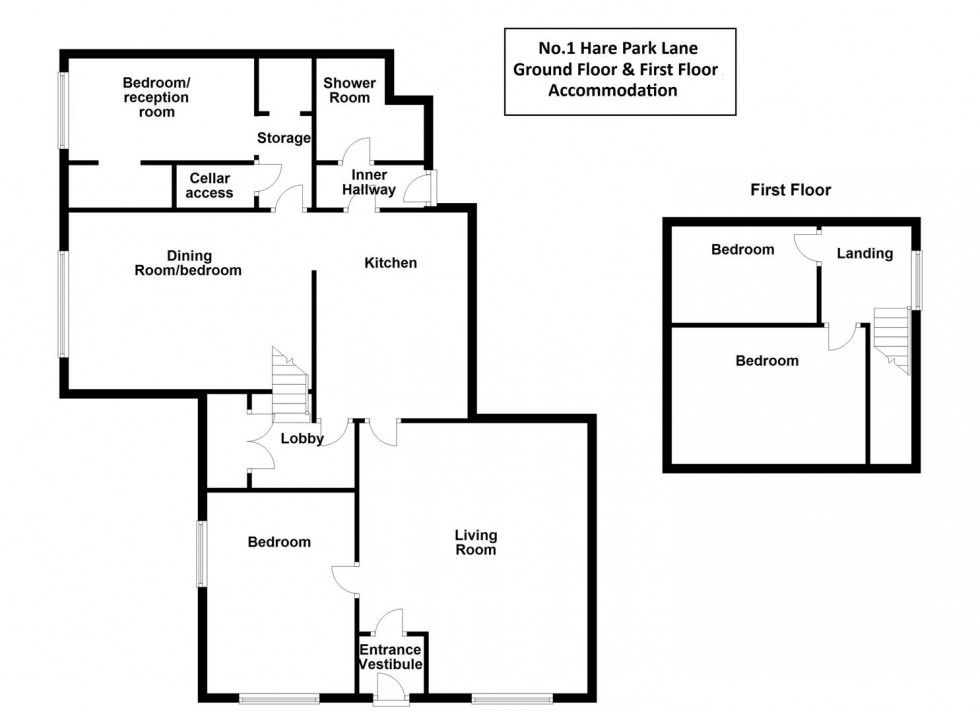 Floorplan for Hare Park Lane, Liversedge