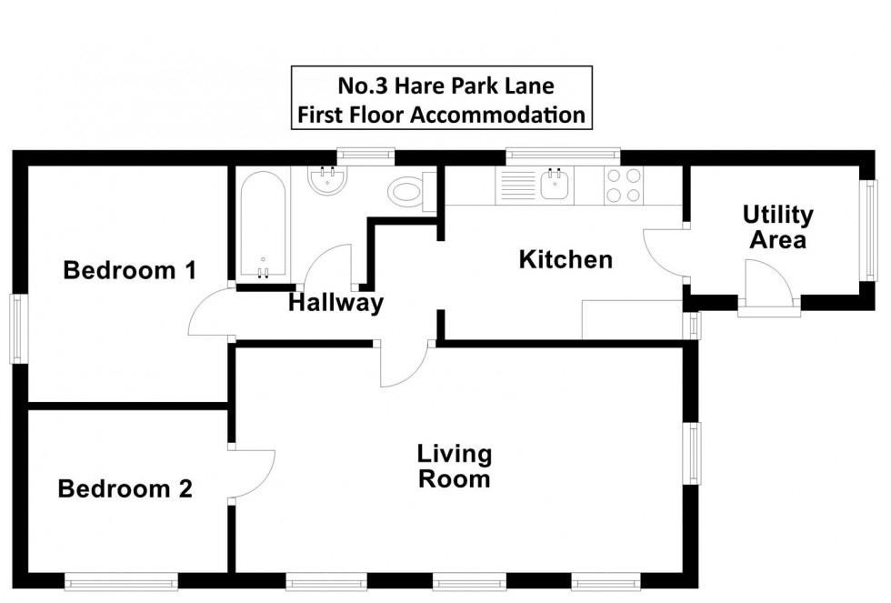 Floorplan for Hare Park Lane, Liversedge