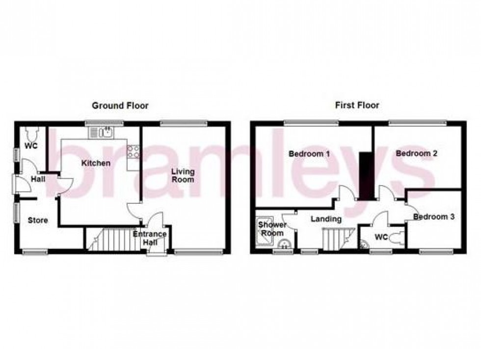 Floorplan for Greenside Estate, Mirfield