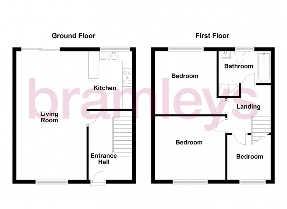 Floorplan for Tenter Hill Lane, Huddersfield