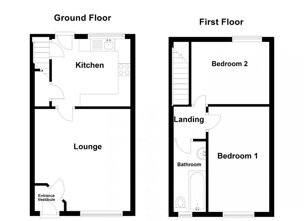 Floorplan for Myrtle Road, Elland