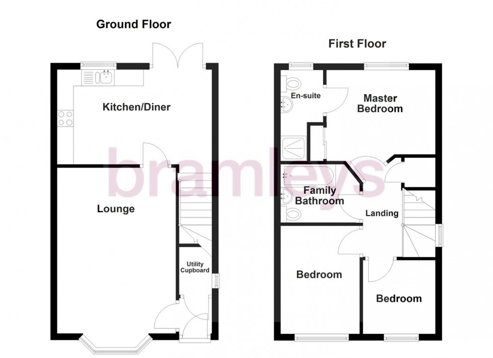 Floorplan for High Bank Close, Elland