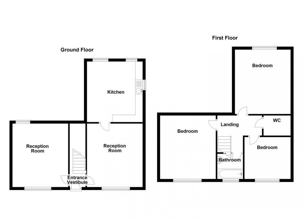 Floorplan for Manor way, off Staincliffe Hall Road, Batley