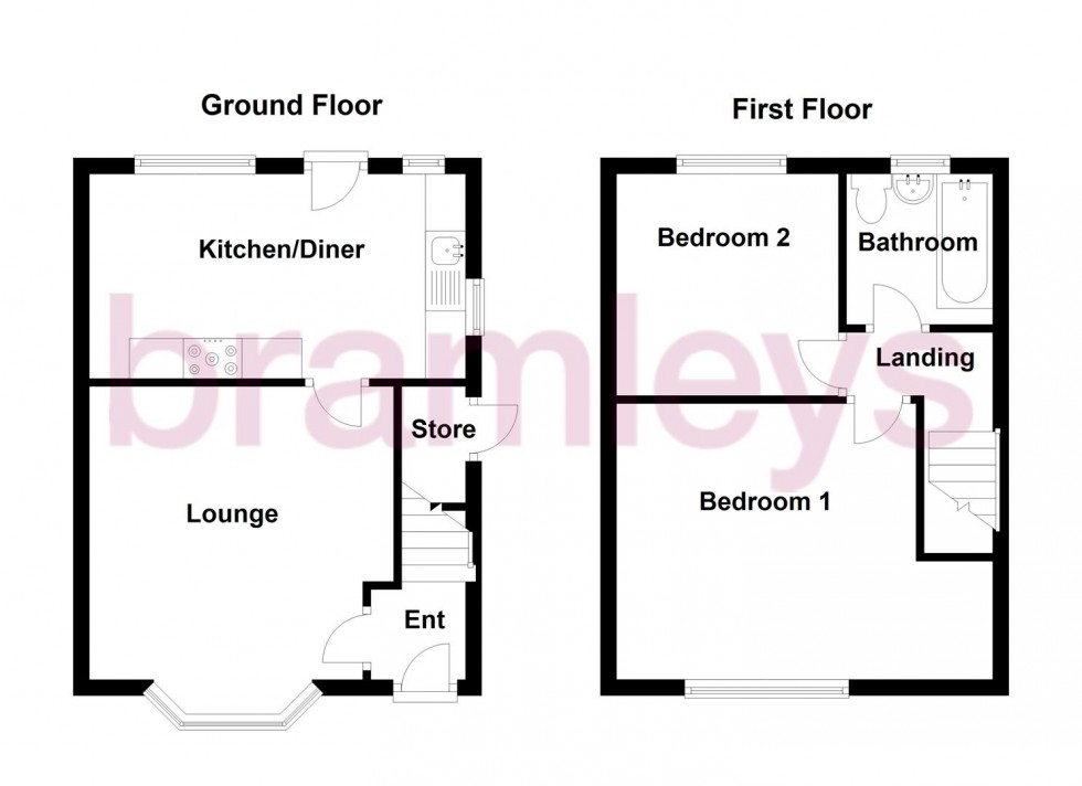 Floorplan for Rowley Lane, Lepton, Huddersfield