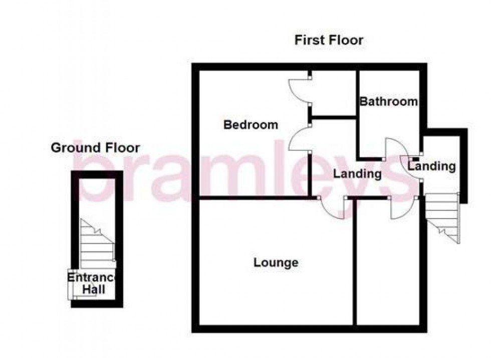 Floorplan for The Courtyard, Crosland Moor, Huddersfield