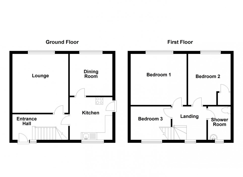 Floorplan for Lee Road, Dewsbury