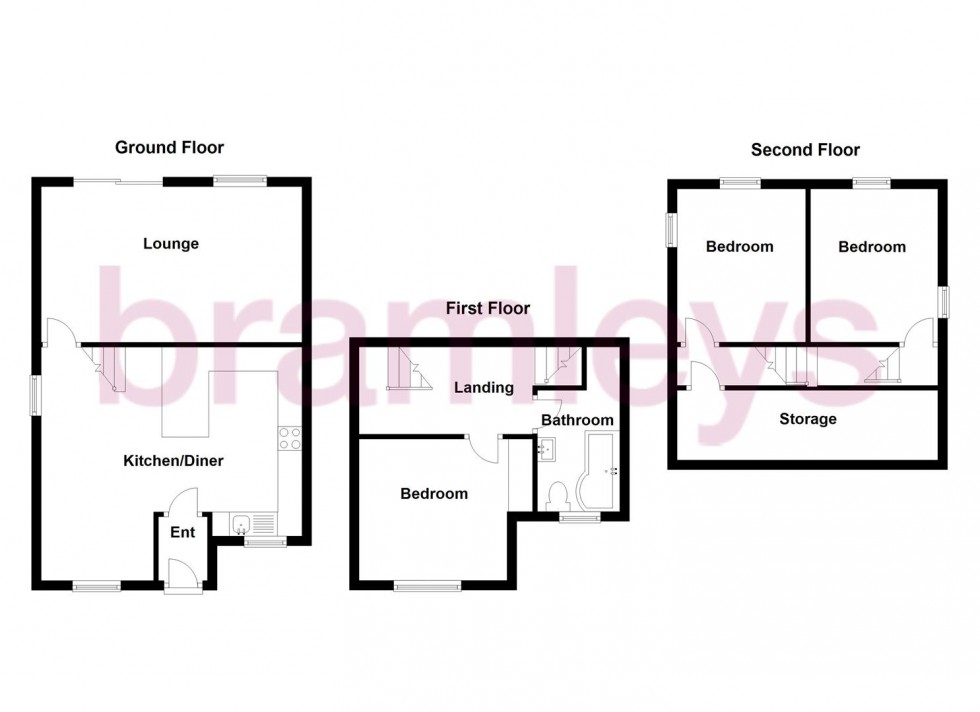 Floorplan for St. Marks View, Longwood, Huddersfield