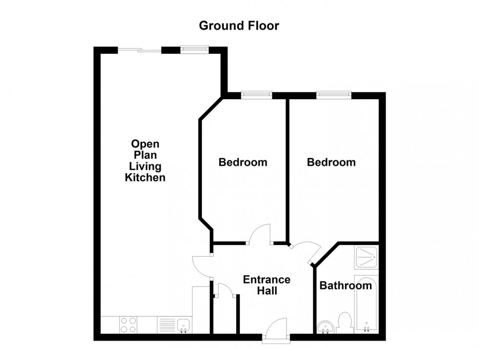 Floorplan for Kitson Hill Road, Mirfield