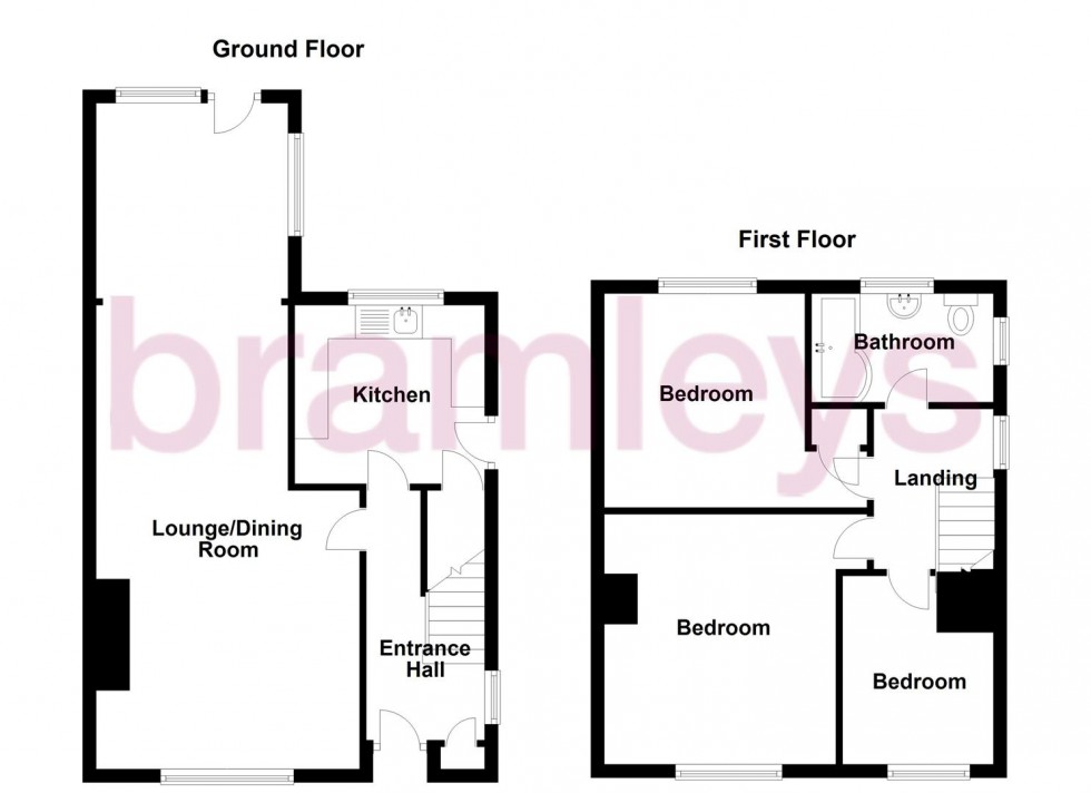 Floorplan for Ingleton Road, Huddersfield