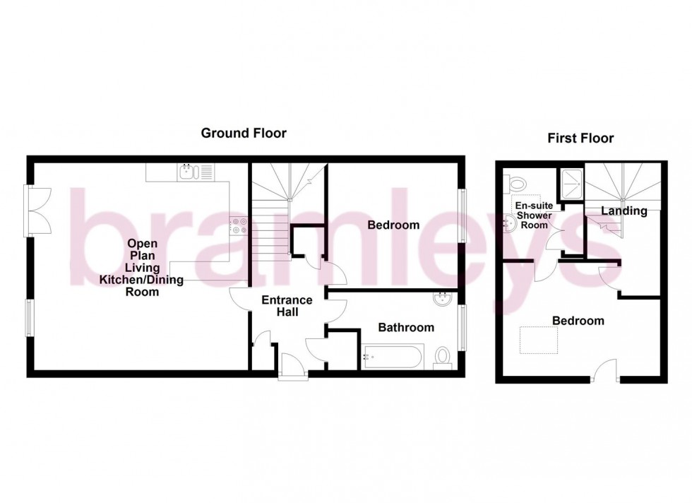 Floorplan for The Gate, Halifax Road, Birchencliffe