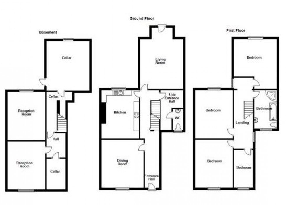 Floorplan for New Hey Road, Oakes, Huddersfield