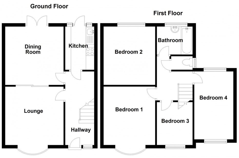 Floorplan for Glebe Gate, Thornhill, Dewsbury