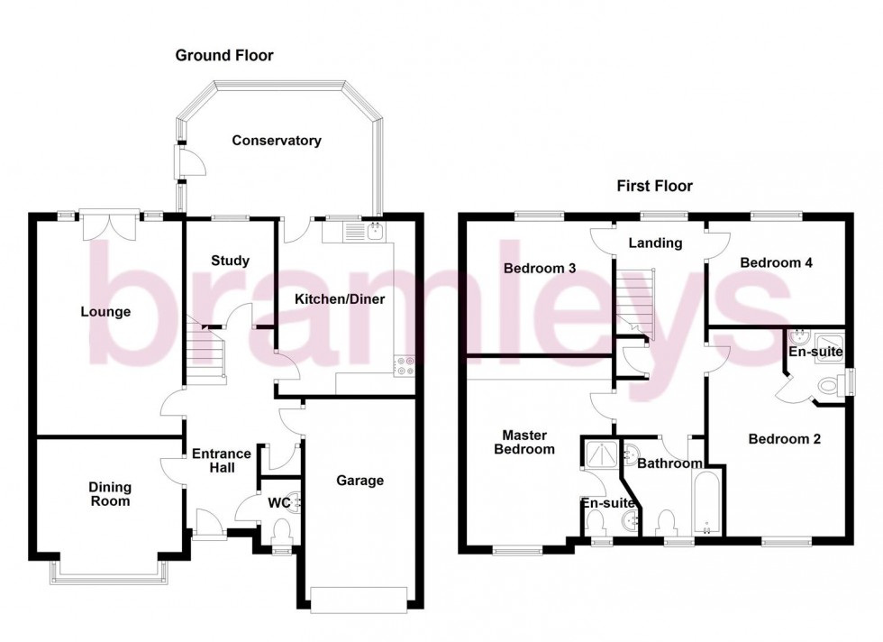 Floorplan for Briarfield Gardens, Huddersfield