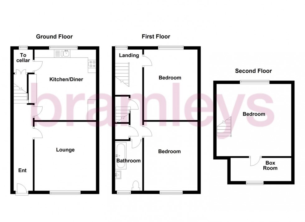 Floorplan for Blackmoorfoot Road, Crosland Moor, Huddersfield