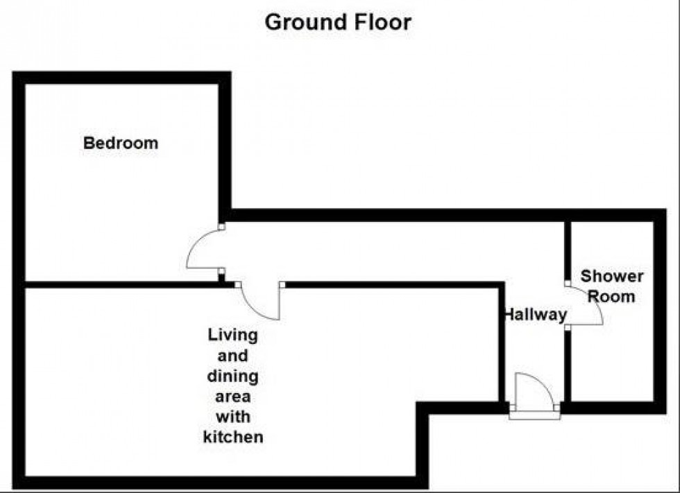 Floorplan for Apartment 7 Kings Apartments, Winding Road, Halifax