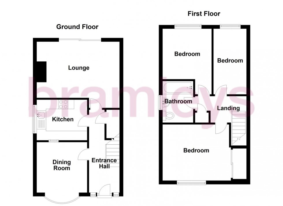 Floorplan for Lea Side Gardens, Huddersfield