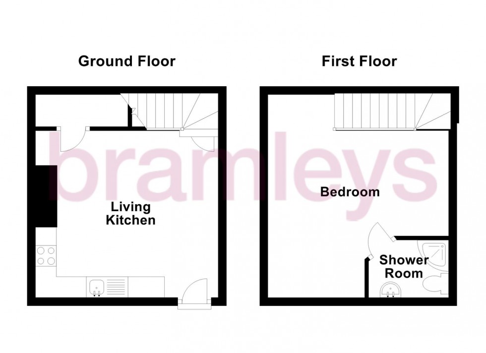 Floorplan for Victoria Place, Moldgreen, Huddersfield