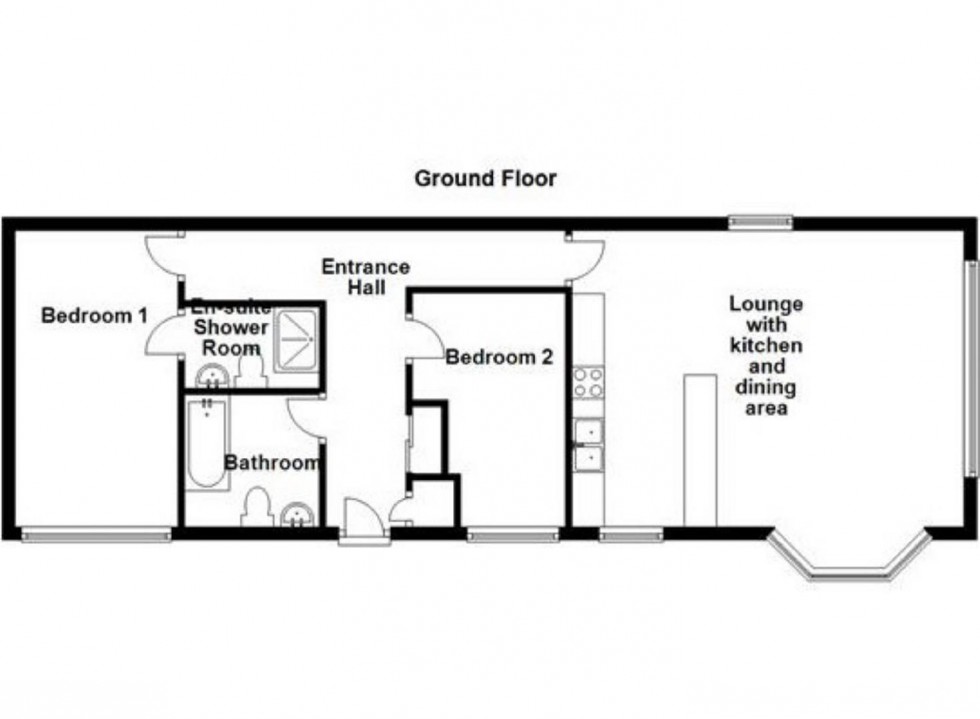 Floorplan for Melting Point, Firth Street, Huddersfield