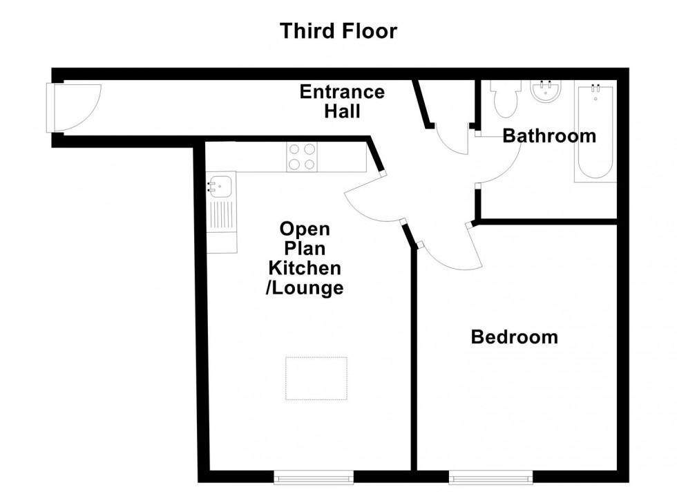 Floorplan for New Hey Road, Marsh, Huddersfield