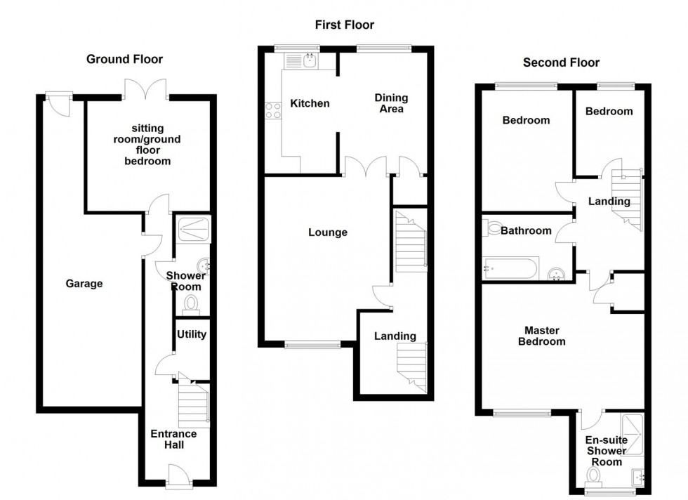 Floorplan for Spring Place Court, Mirfield