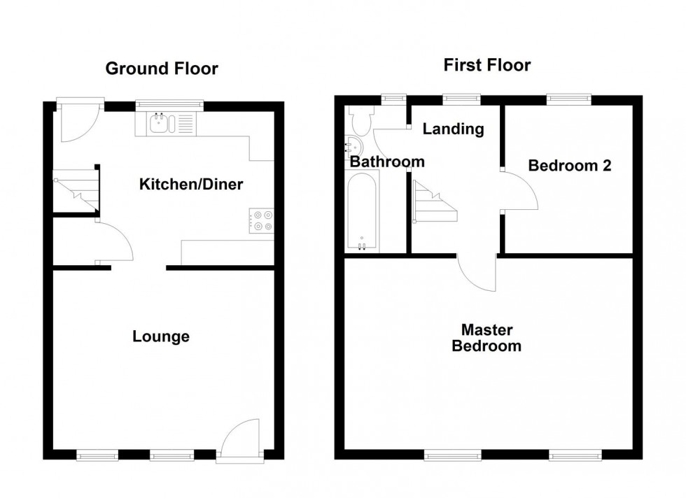 Floorplan for Huddersfield Road, Holmfirth