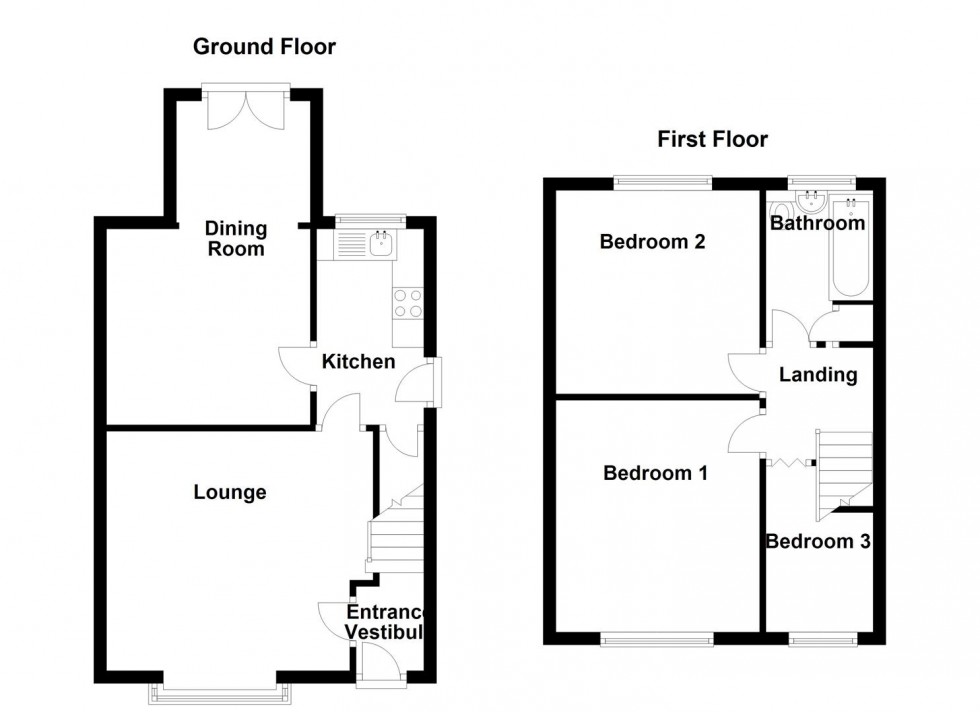 Floorplan for Leeds Old Road, Heckmondwike