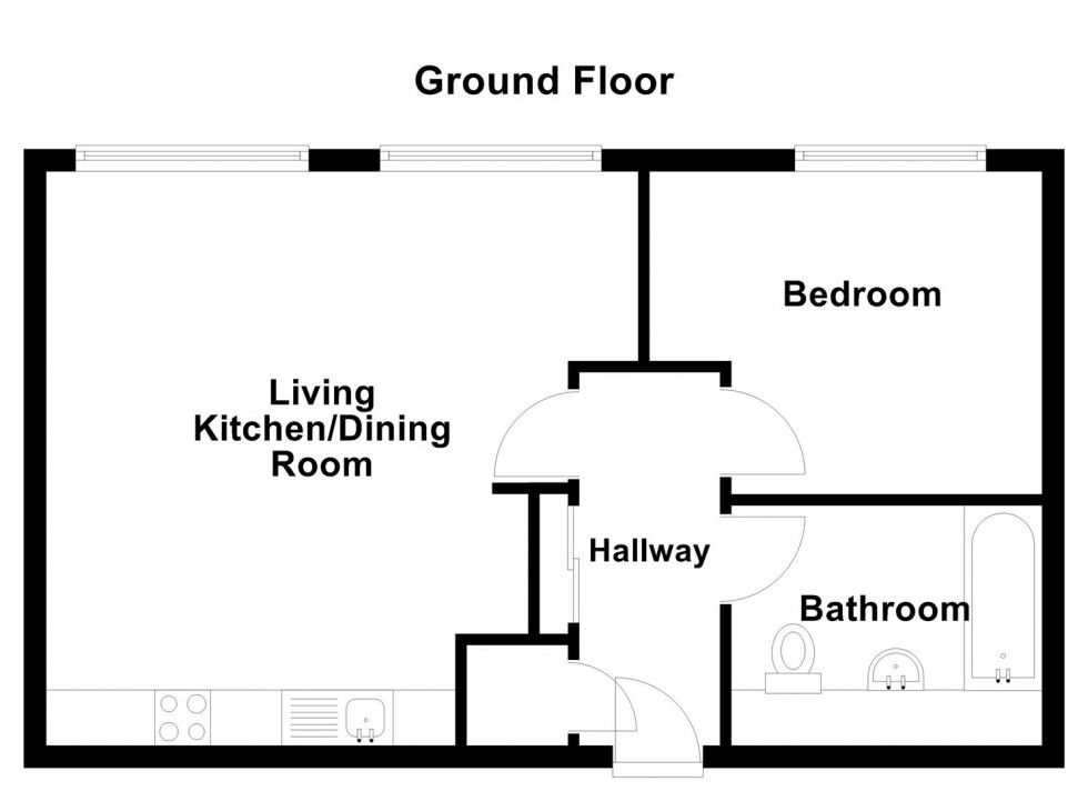 Floorplan for Firth Street, Huddersfield