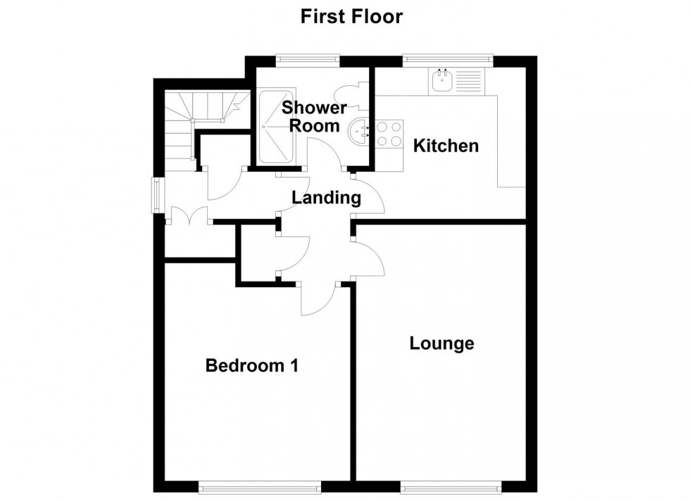 Floorplan for Green Close, Dewsbury