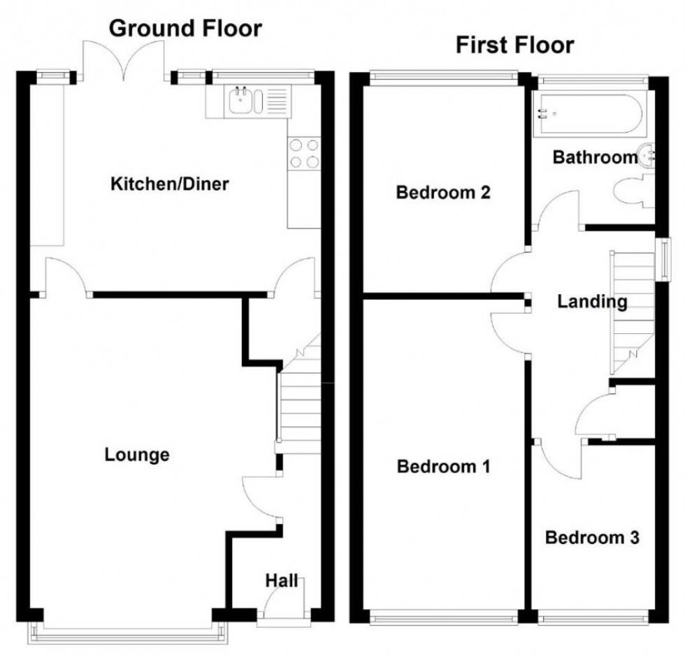 Floorplan for Ashfield Drive, Halifax